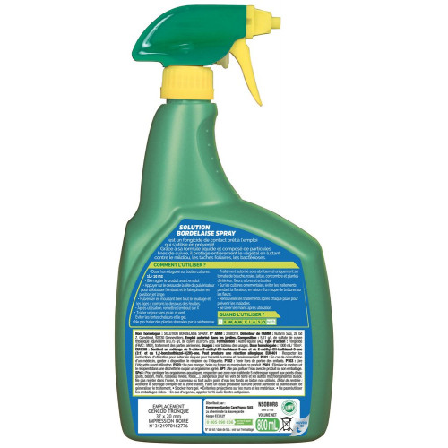Bouillie bordelaise FERTILIGENE , pour potager et verger, 800 ml - FERTILIGENE
