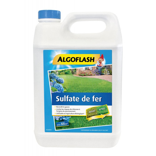 Sulfate de fer polyvalent ALGOFLASH 5L - Algoflash