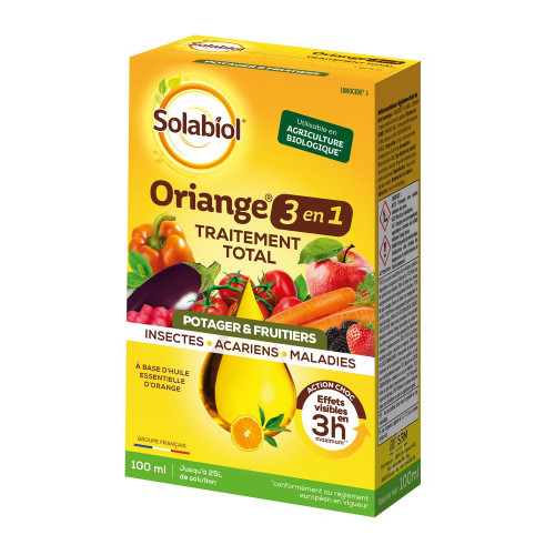Traitement potager et fruitiers SOLABIOL,100 ml - SOLABIOL