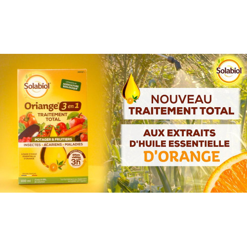 Traitement potager et fruitiers SOLABIOL,100 ml - SOLABIOL