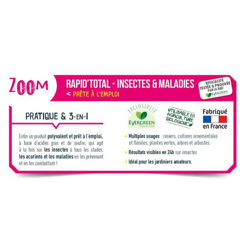 Traitement des maladies universel FERTILIGENE , pourtous végétaux, 800 ml - FERTILIGENE