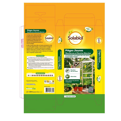 Piège à moucherons, Sopijaune SOLABIOL - SOLABIOL