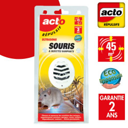 Répulsif ultrasons antisouris RETRO, 1 répulsif de marque ACTO, référence: J9865400