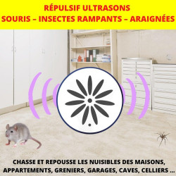 Répulsif ultrasons antisouris RETRO, 1 répulsif - ACTO