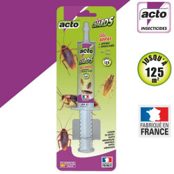Seringue gel appât cafard, agit en 24 h par ingestion, traite 150 m² - ACTO