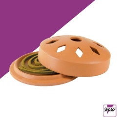 Diffuseur en terre cuite + 2 spirales citronnelle, ACTO de marque ACTO, référence: J9866400