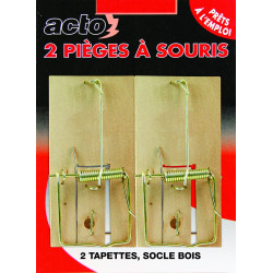 Tapettes a souris acto sous blister x2 de marque ACTO, référence: J9866500