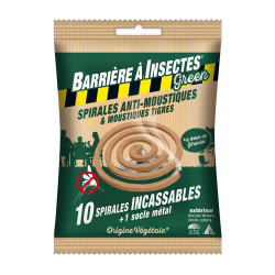 Lot de 10 spirales anti-moustiques - Algoflash