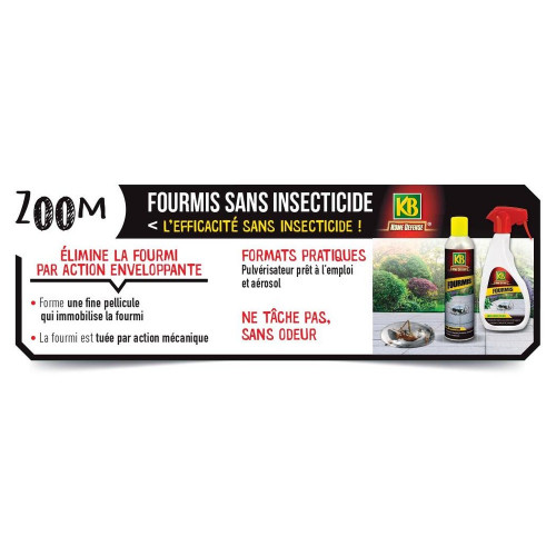 Anti-fourmis pulvérisateur KB, 500 ml - KB