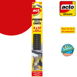 Répulsif pour pigeons et chats, 4 à 12 mètres de marque ACTO, référence: J9867700