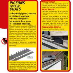 Répulsif pour pigeons et chats, 4 à 12 mètres - ACTO