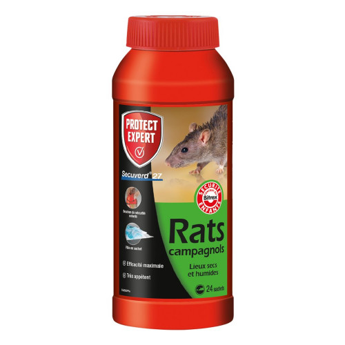 Pâte anti-rats campagnols PROTECT EXPERT, 240g - PROTECT EXPERT