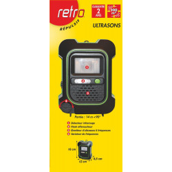 Répulsif ultrasons à piles pour chiens, chats, renards, lapins, fouines et héron - ACTO