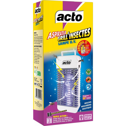 Grill'insectes aspirateur lampe uv - ACTO