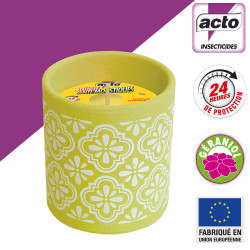 Bougie anti-moustiques décorative à la citronnelle - ACTO