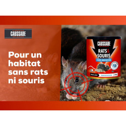 Pâte antirats et souris CAUSSADE, lot de 300 - CAUSSADE