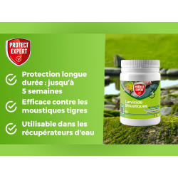 Larvicide anti-moustiques PROTECT EXPERT, 100 g - PROTECT EXPERT