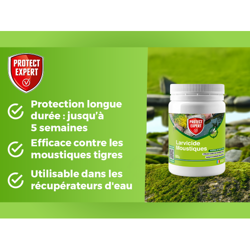 Larvicide anti-moustiques PROTECT EXPERT, 100 g - PROTECT EXPERT