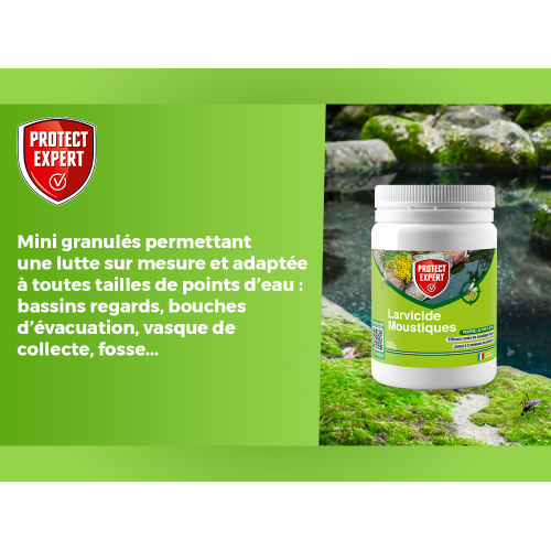 Larvicide anti-moustiques PROTECT EXPERT, 100 g - PROTECT EXPERT