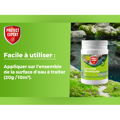 Larvicide anti-moustiques PROTECT EXPERT, 100 g - PROTECT EXPERT