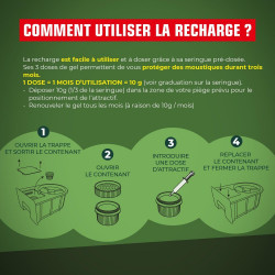 Recharge attractif piège anti-moustique KPRO - K.PRO