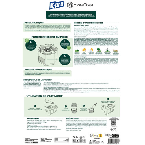 Piège anti-moustique KPRO - K.PRO