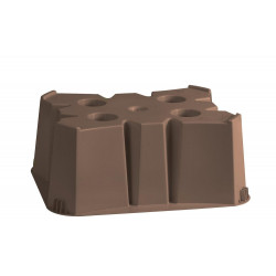 Socle pour récupérateur d'eau BELLI rectangulaire taupe de marque Belli, référence: J9872100