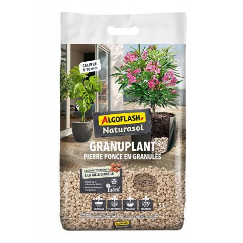 Paillage minéral pierre ponce, 5L - Algoflash