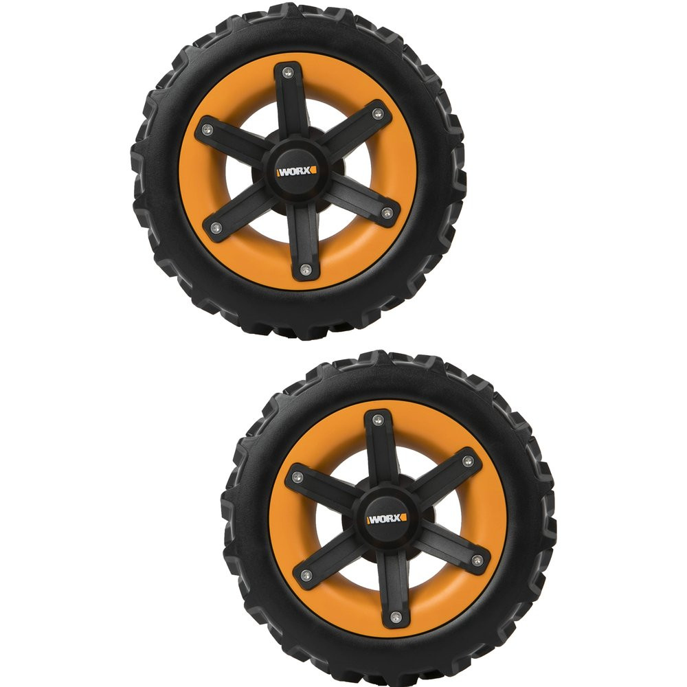 Roues terrains boueux Worx Landroid pour robot tondeuse - vue 2