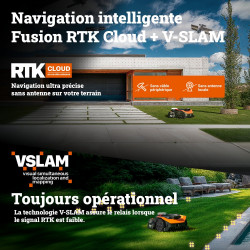 Robot tondeuse connecté WORX VISION CLOUD2 WR330 3000m² - Worx