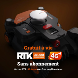 Robot tondeuse connecté WORX VISION CLOUD 4WD Wr344e 4000m² - Worx