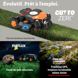 Robot tondeuse connecté WORX VISION CLOUD 4WD Wr344e 4000m² - Worx