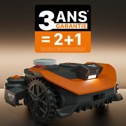 Robot tondeuse connecté sans fil WORX VISION CLOUD 2WD - Jusqu'à 800m² - WR308E - Worx