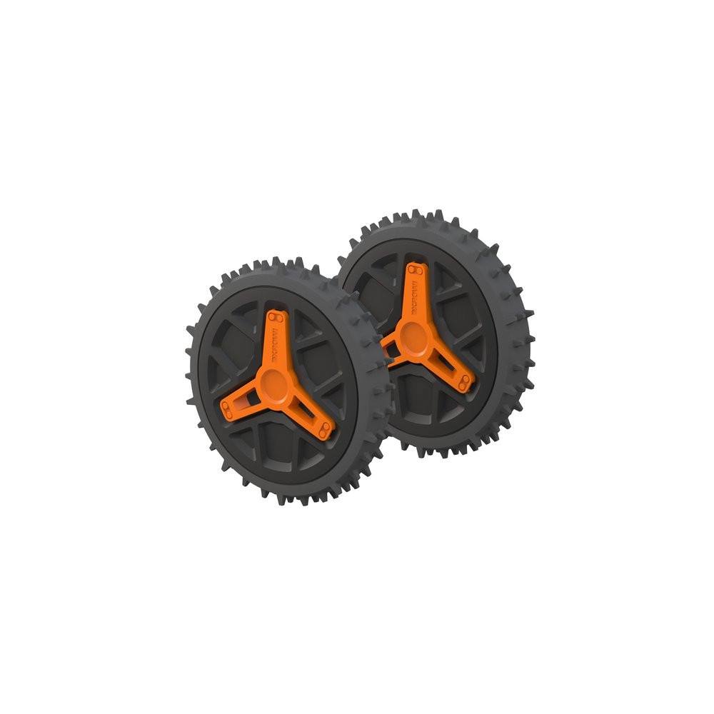 Roues tout terrain pour robot tondeuse WORX VISION CLOUD 2WD modèle WA0966