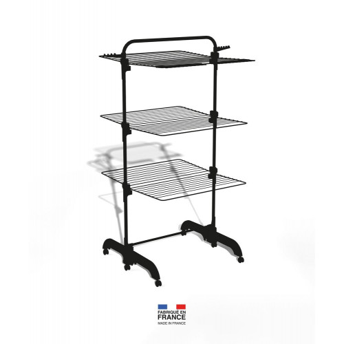 Etendoir a linge sur pieds42 m noir TANCARVILLE - TANCARVILLE