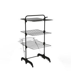 Etendoir a linge sur pieds42 m noir TANCARVILLE - TANCARVILLE