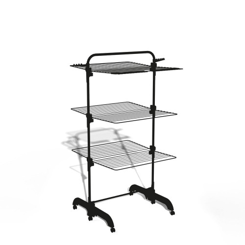 Etendoir a linge sur pieds42 m noir TANCARVILLE - TANCARVILLE