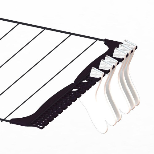 Etendoir a linge sur pieds42 m noir TANCARVILLE - TANCARVILLE