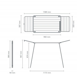 Etendoir à linge sur pieds - BRABANTIA