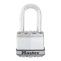 Cadenas à clé en acier laminé, MASTER LOCK, l.64 mm - MASTER LOCK