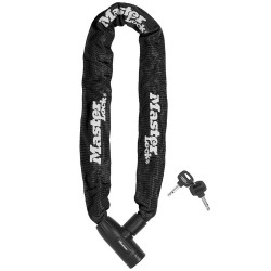 Chaîne antivol vélo, MASTER LOCK, L.0.9 m x diam.8 mm de marque MASTER LOCK, référence: B9899600