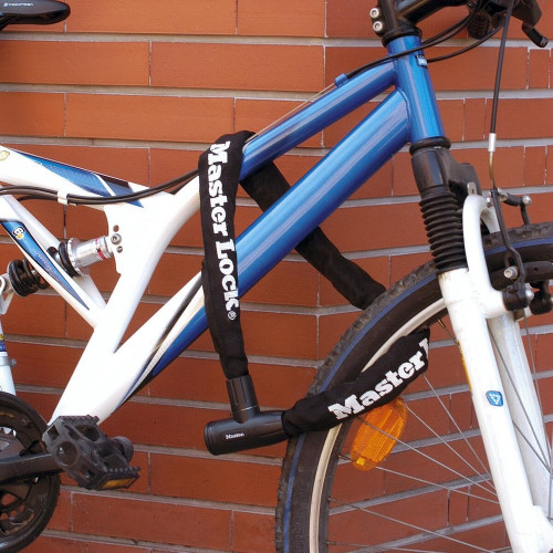 Chaîne antivol vélo, MASTER LOCK, L.0.9 m x diam.8 mm - MASTER LOCK