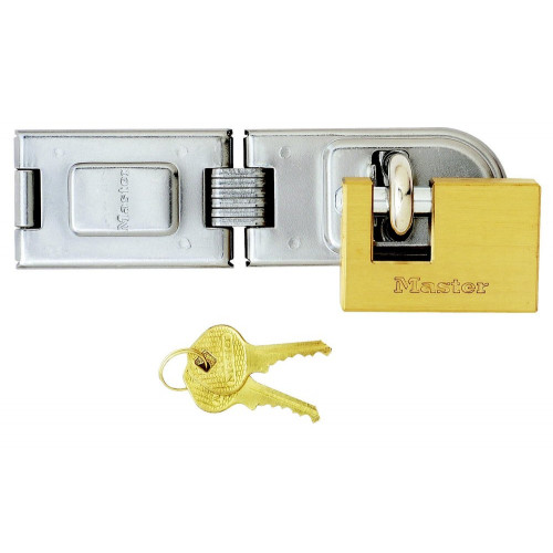 Porte-cadenas avec cadenas en acier cémenté, MASTER LOCK, 160 mm - MASTER LOCK