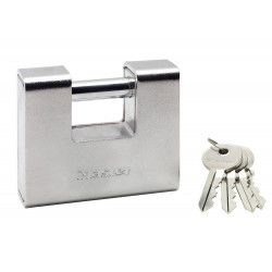 Cadenas à clé en zinc, MASTER LOCK, l.90 mm de marque MASTER LOCK, référence: B9900300