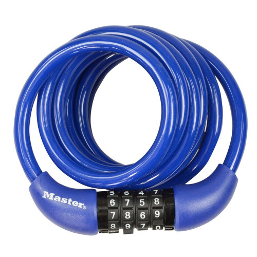 Câble Antivol Master Lock, L.1.8 M X Diam.8 Mm - MASTER LOCK