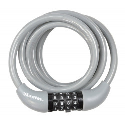 Câble Antivol Master Lock, L.1.8 M X Diam.8 Mm - MASTER LOCK