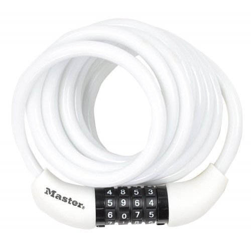 Câble Antivol Master Lock, L.1.8 M X Diam.8 Mm - MASTER LOCK