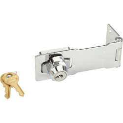 Moraillon avec serrure MASTER LOCK acier forgé, 117 mm de marque MASTER LOCK, référence: B9900700