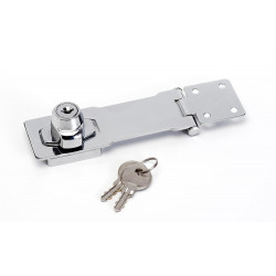 Moraillon avec serrure MASTER LOCK acier forgé, 117 mm - MASTER LOCK