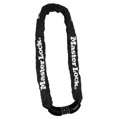 Chaine à code avec combinaison, MASTER LOCK, noir - MASTER LOCK